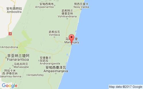 马南扎里河港港口位置