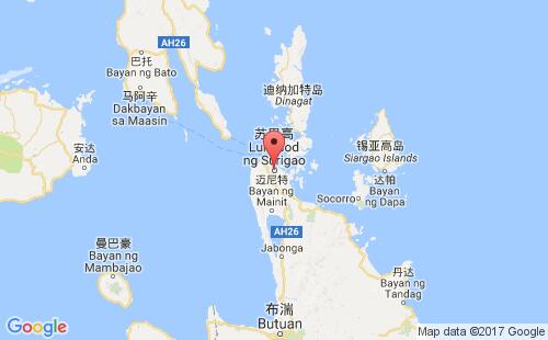 苏里高港港口位置