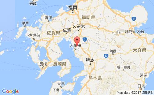 三池港港口位置