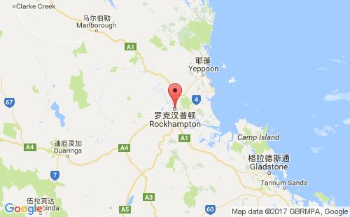 罗克汉普顿港港口位置