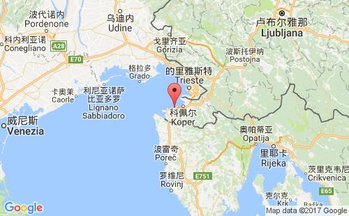 伊佐拉港港口位置