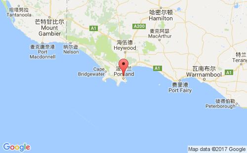 波特兰港港口位置