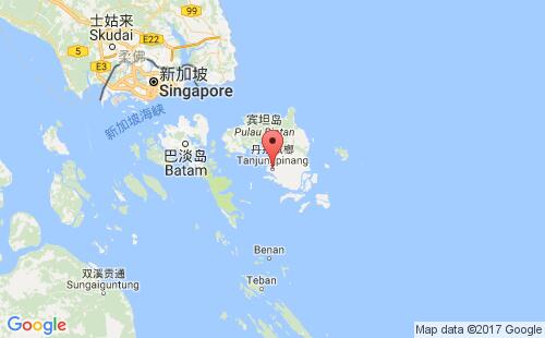 丹戎槟榔港港口位置