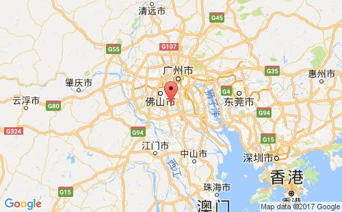 北窖,顺德港港口位置