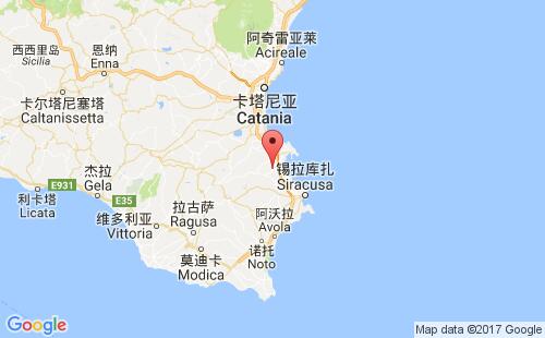 梅利利港港口位置