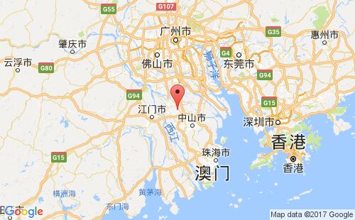 高沙,江门港港口位置