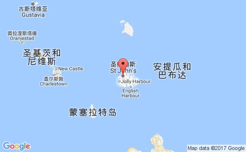 圣约翰斯港港口位置