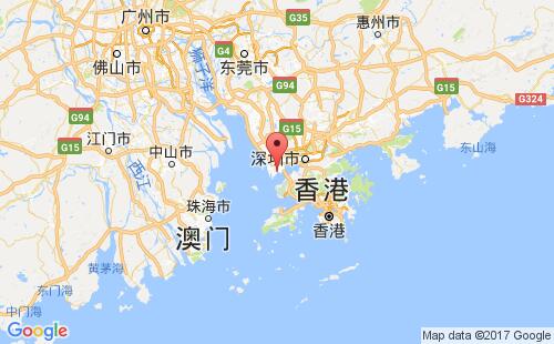 蛇口,深圳港港口位置