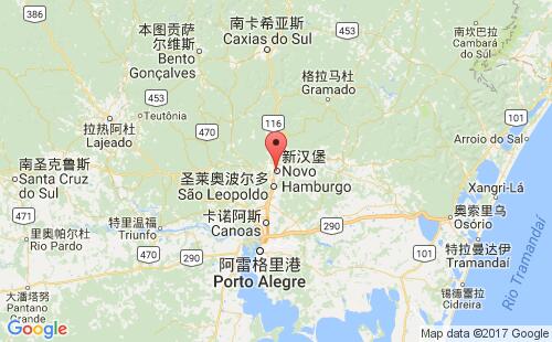 新汉堡港港口位置