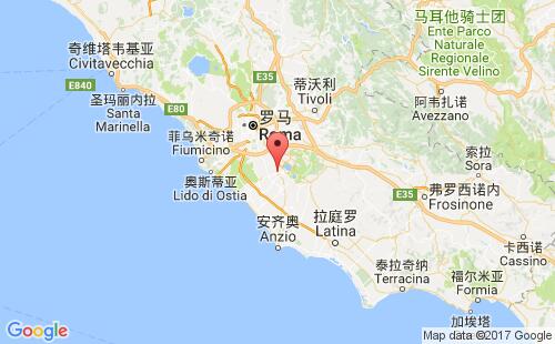 帕文那港港口位置