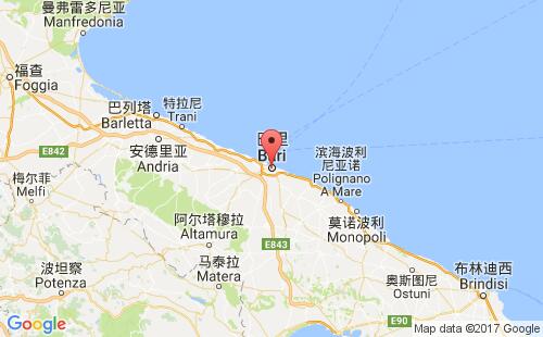 巴里港港口位置