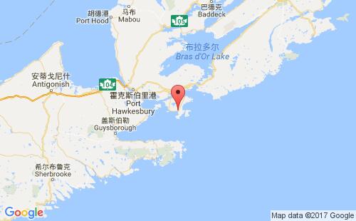 阿里沙特港港口位置