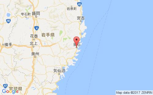 釜石港港口位置