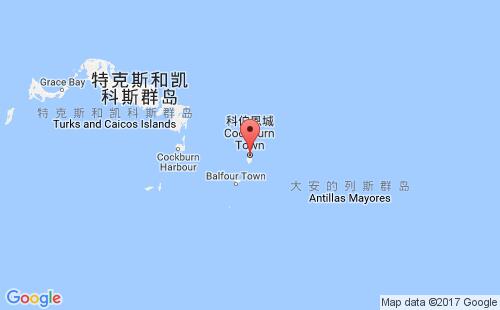 大特克港港口位置