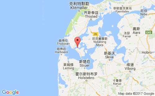 林斯奥得港港口位置