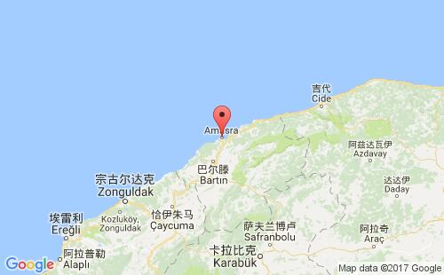 阿马斯腊港港口位置