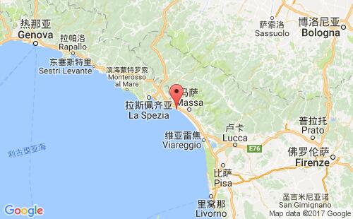 马里纳迪卡拉拉港港口位置