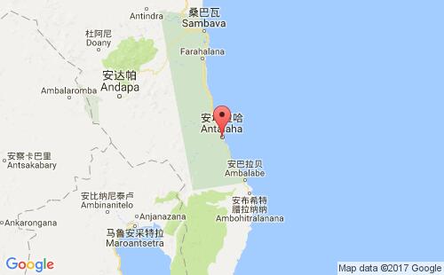 安塔拉哈港港口位置